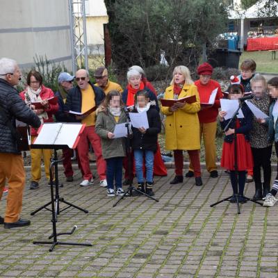 Avec les enfants de l'ecole Bouissinet