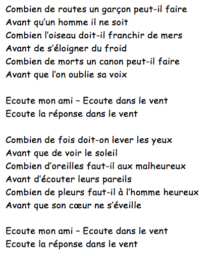 1 Ecoute dans le vent