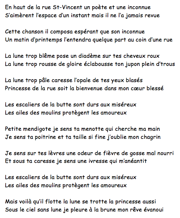 La complainte de la butte